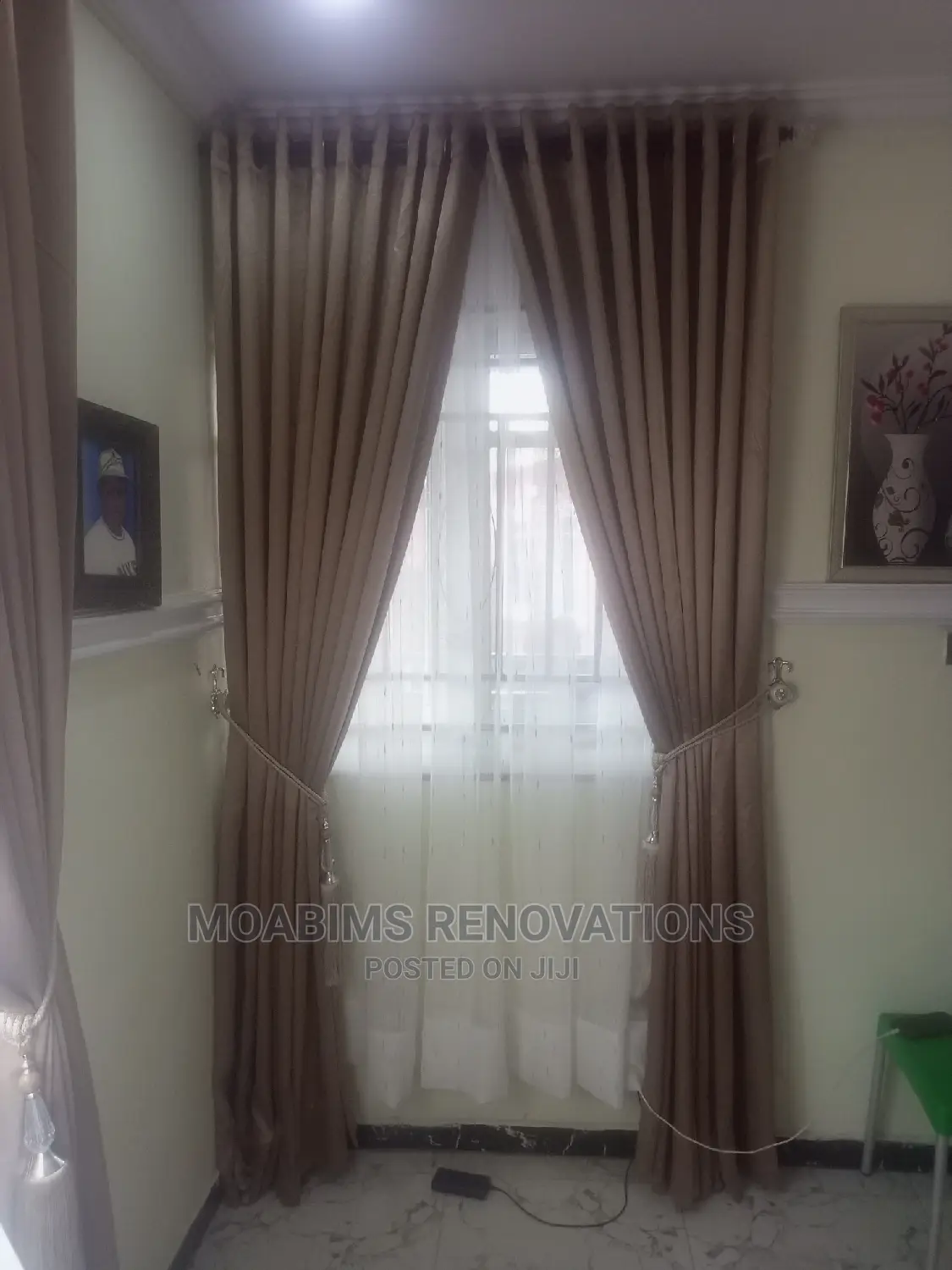 Turkish Blackout Curtain Light Brown