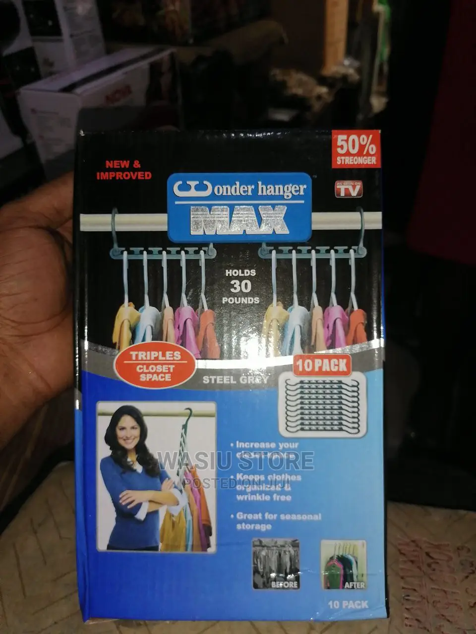 Wonder Hanger Max Improved Pack of 10