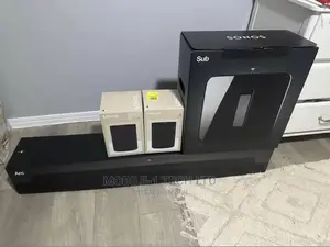 Complete Set of Sonos Arc +Gen 3 Sub+SL Pair