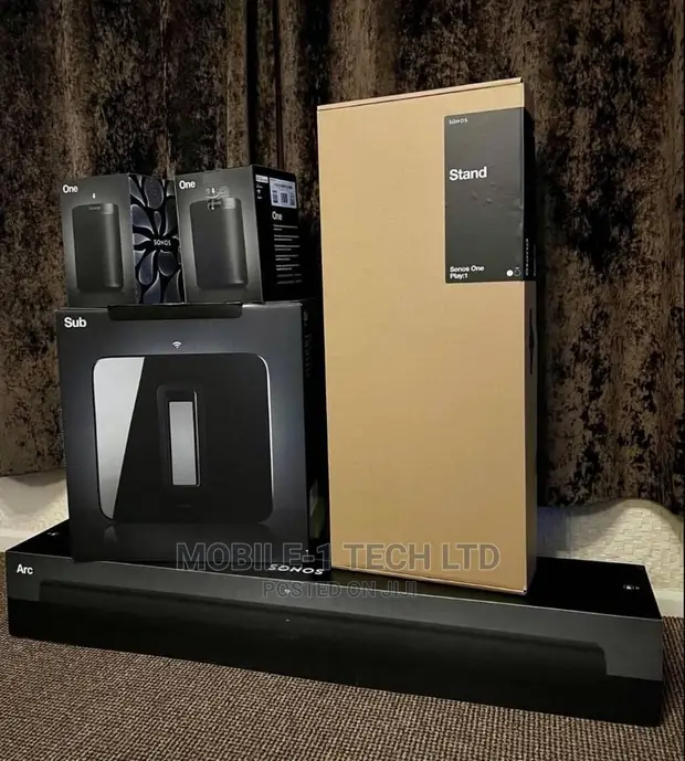 Subwoofer Sonos One Sl With Arc Complete Set Of Sonos Arc +Gen Sub+SL