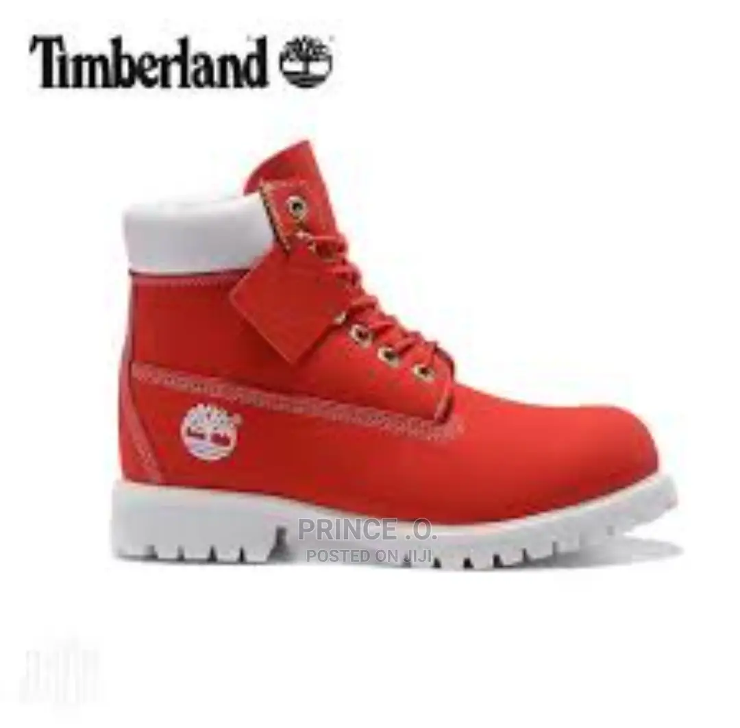 High Quality Red Timberland Boot
