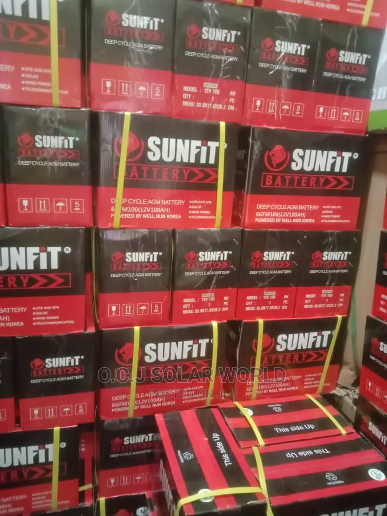 Sunfit Battery All Size Is Available