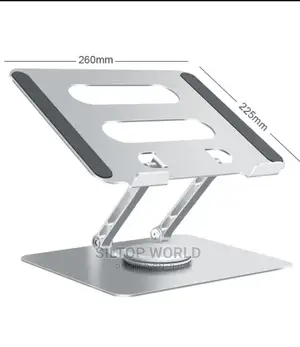 Aluminum Adjustable Laptop Stand 360 Rotating Base