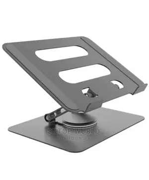 Aluminum Adjustable Laptop Stand 360 Rotating Base
