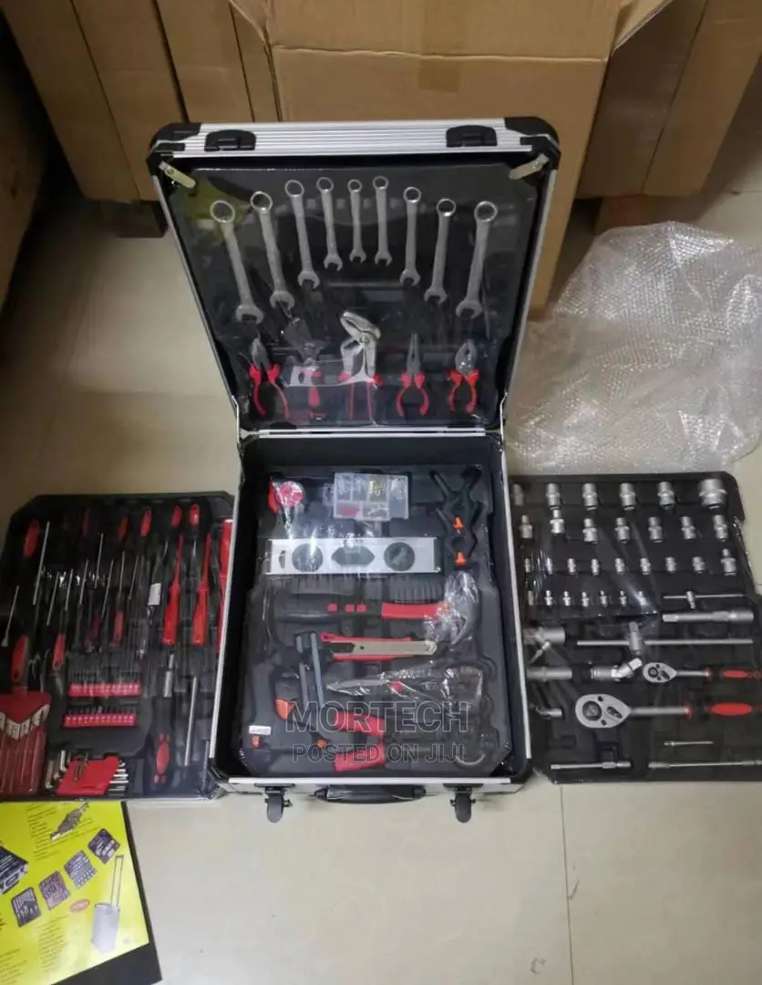 Professional Tools Box With Trolley 187pcs