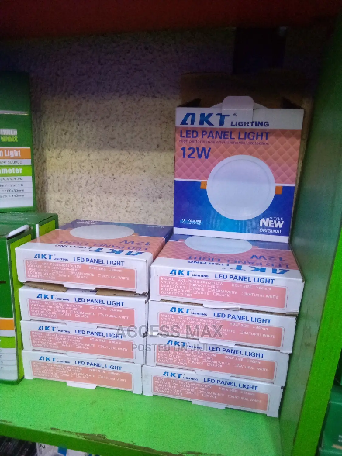 12watt Akt Panel Pop Light Round
