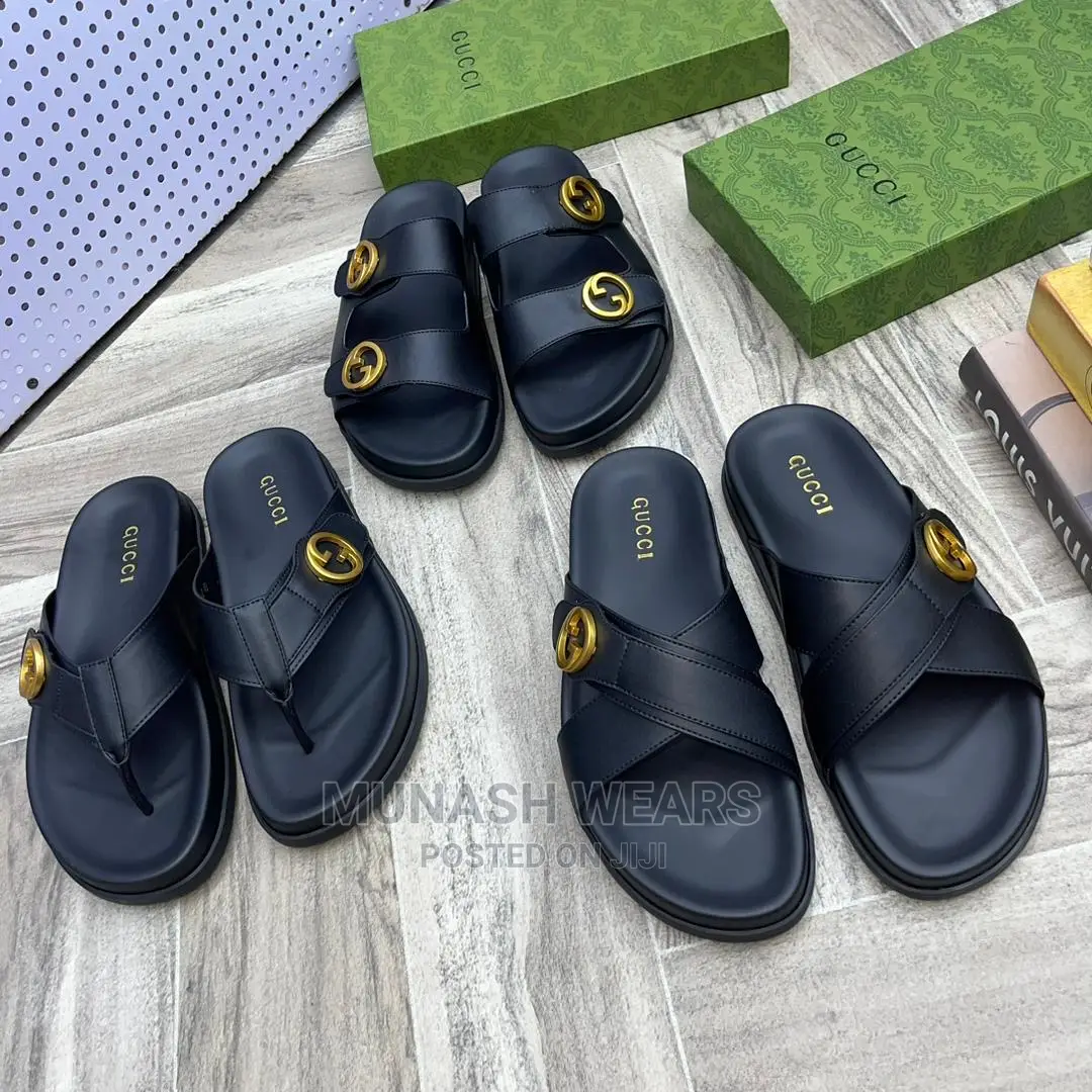 Gucci Leather Slipers