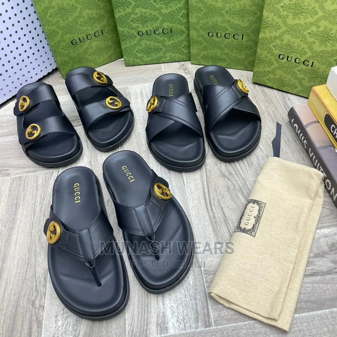 Gucci Leather Slipers
