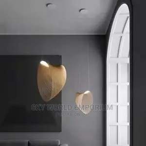 Modern Wood Ring Chandelier