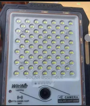 Solar Flood Light With Security Camera
