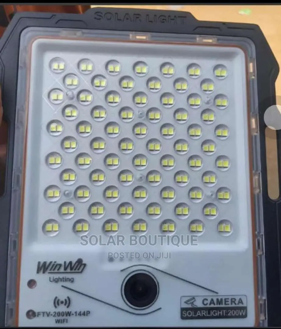 Solar Flood Light With Security Camera