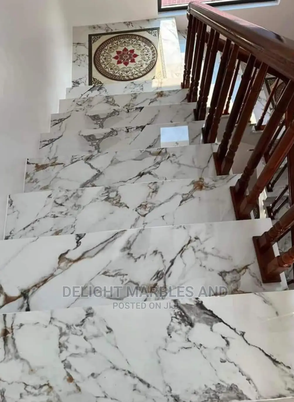 Imported Marble Quartz Staircase.