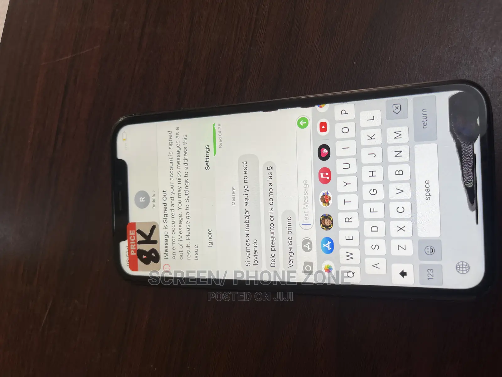 iPhone XR Screen With Ink