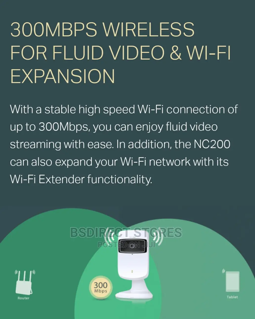 TP-LINK NC200 Wifi Cloud Security Camera. Home, Office,Store