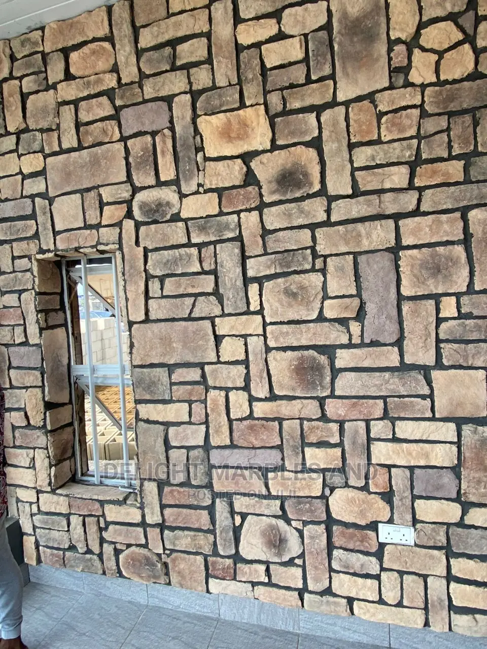 Rough Surface Outside Walls Stones 