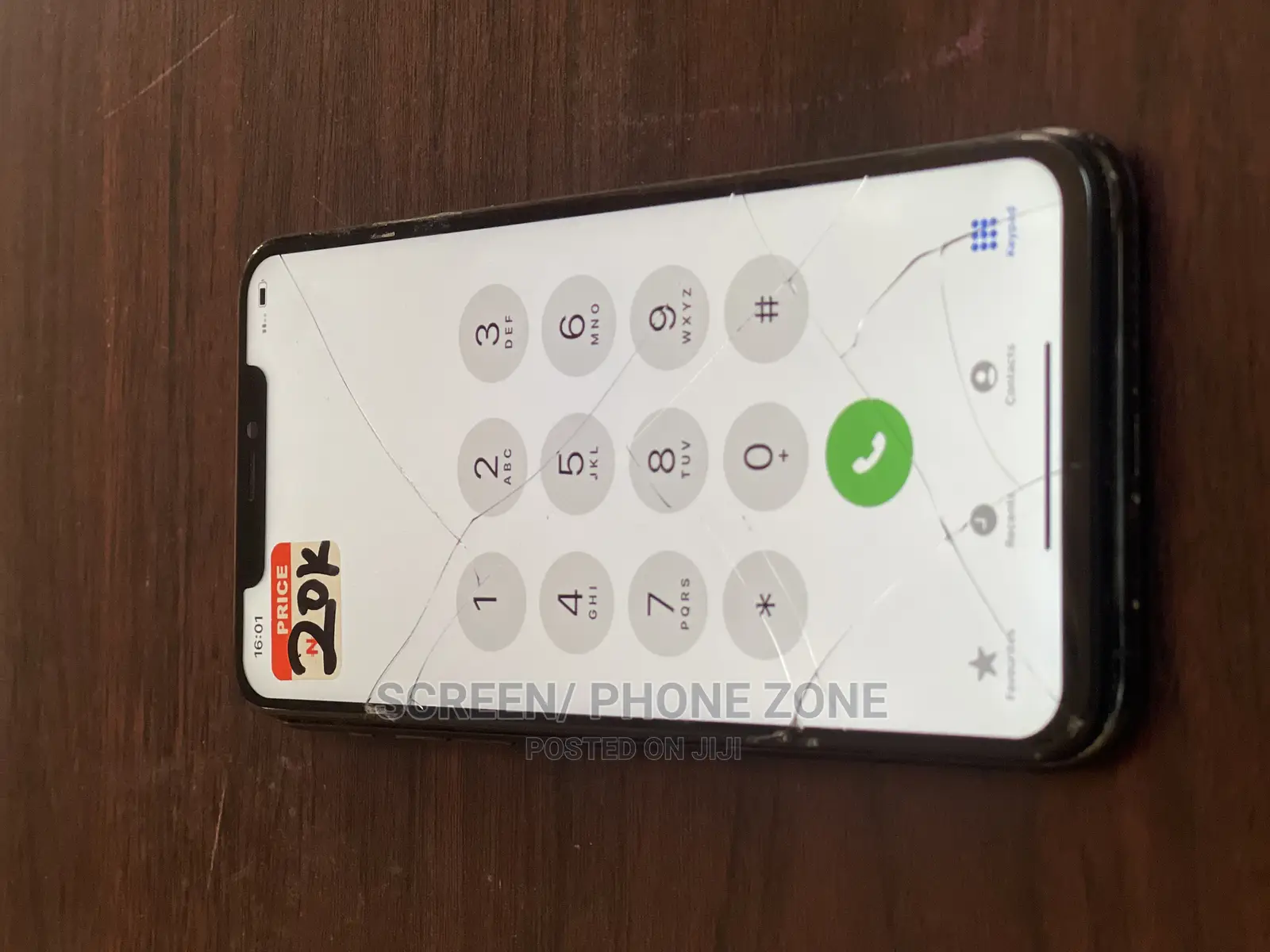 11 Pro Max Screen With Cracks