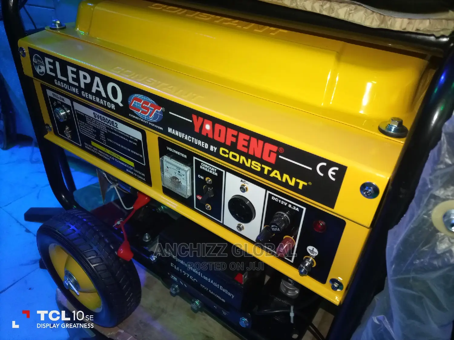 5kva Elepaq Constant Petrol Generator With 100% Copper Coil