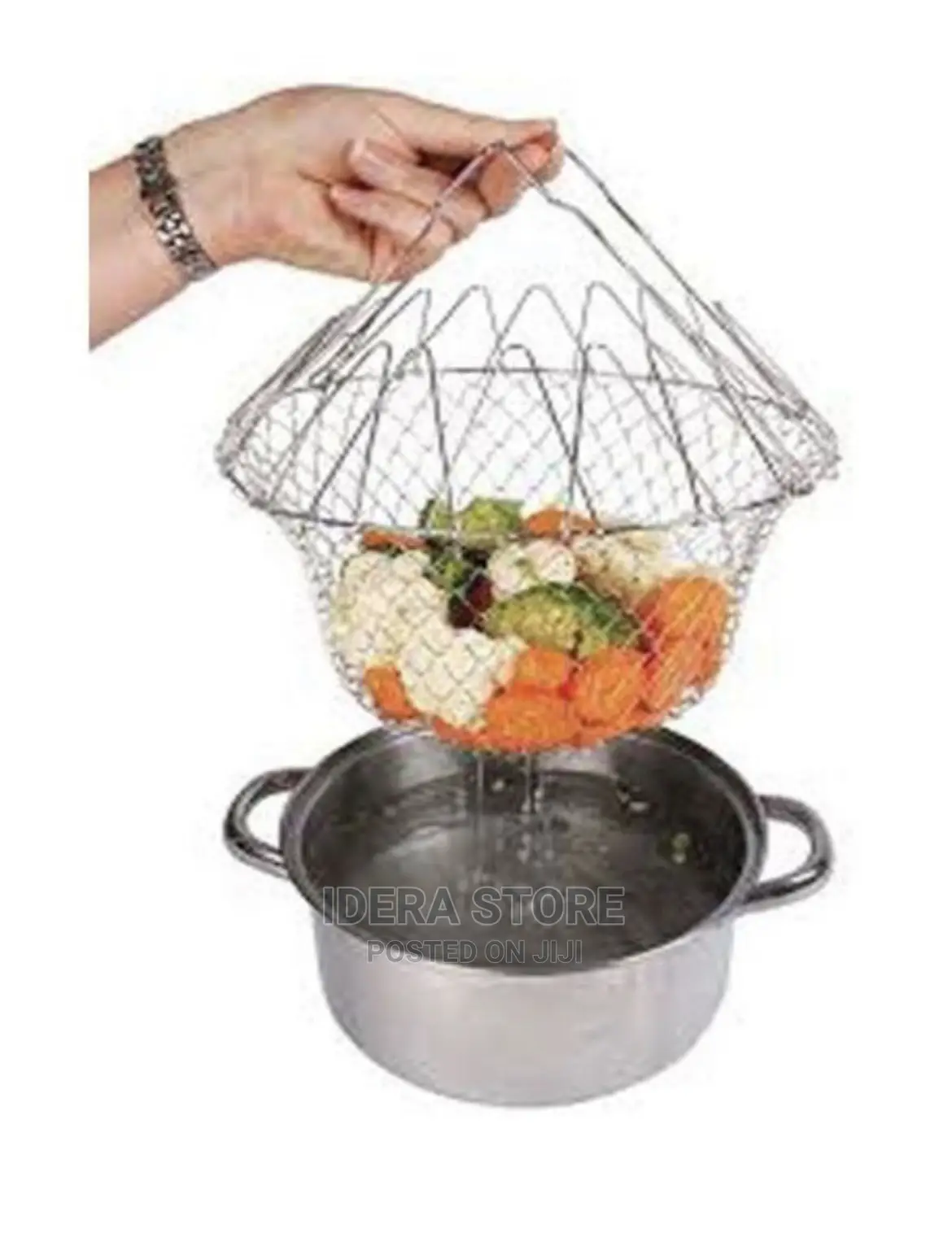 Foldable Multi-Purpose Steam Chef Basket