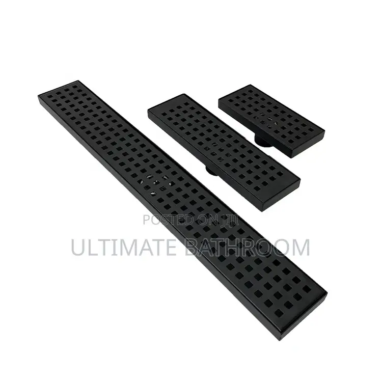 Black Linear Shower Drain