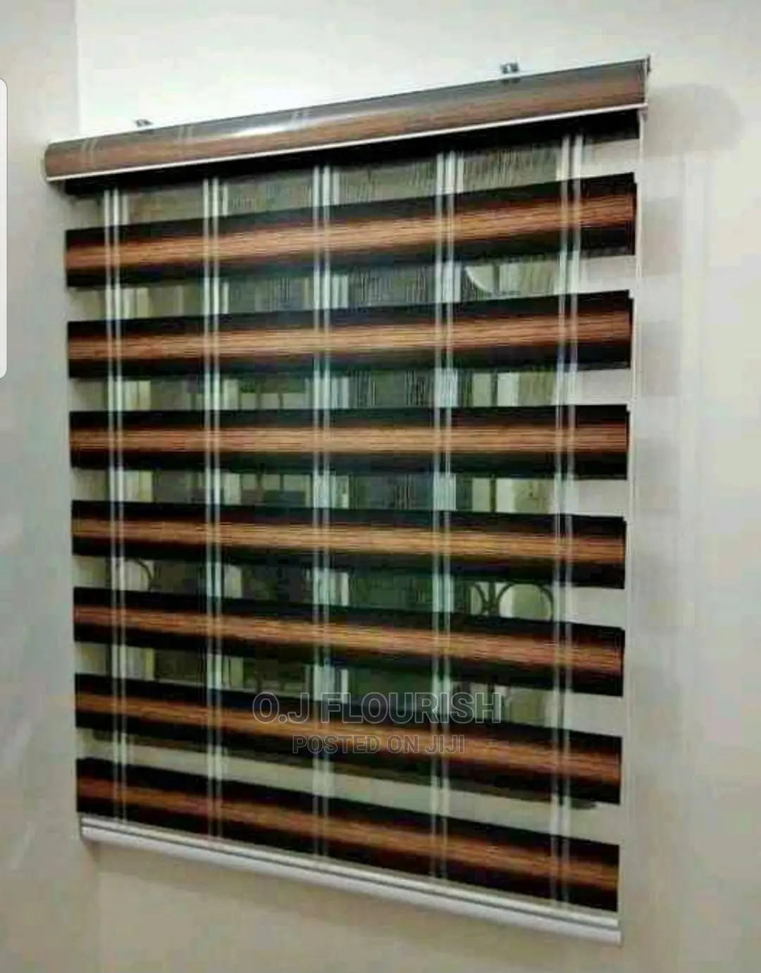 Window Blinds Burnt Orange