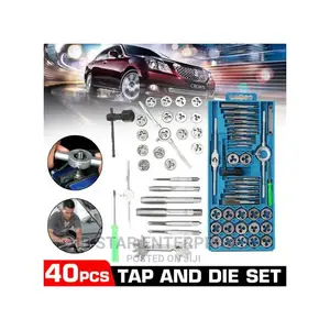 40pcs Tap and Die Set Alloy Steel Car Professtional Tools