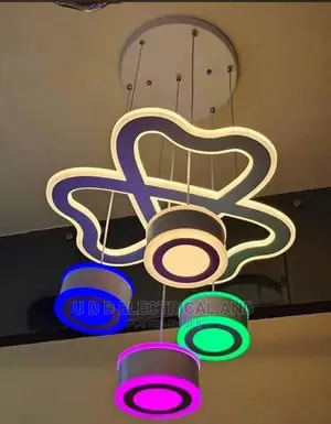 Modem Drop Chandelier 5in1 LED Lights 3colors Very Bright