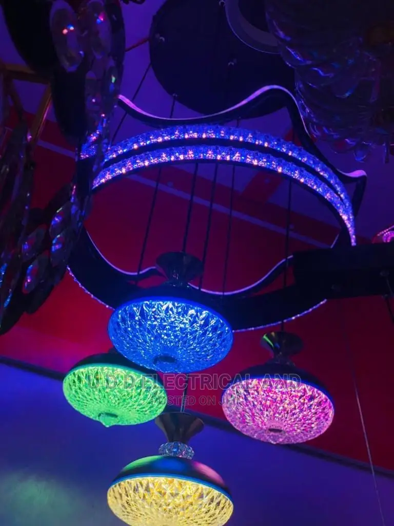 Modem Drop Chandelier 5in1 LED Lights 3colors Very Bright