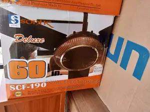 Latest Sonik Ceiling Fan SCF GIANT 60 - Brown