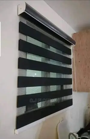 Window Blinds Plain Black