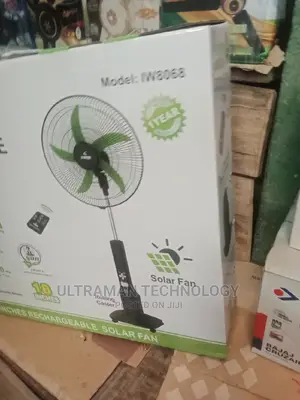 Rechargeable Solar Fan