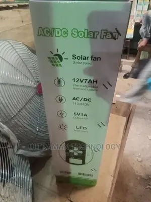 Rechargeable Solar Fan