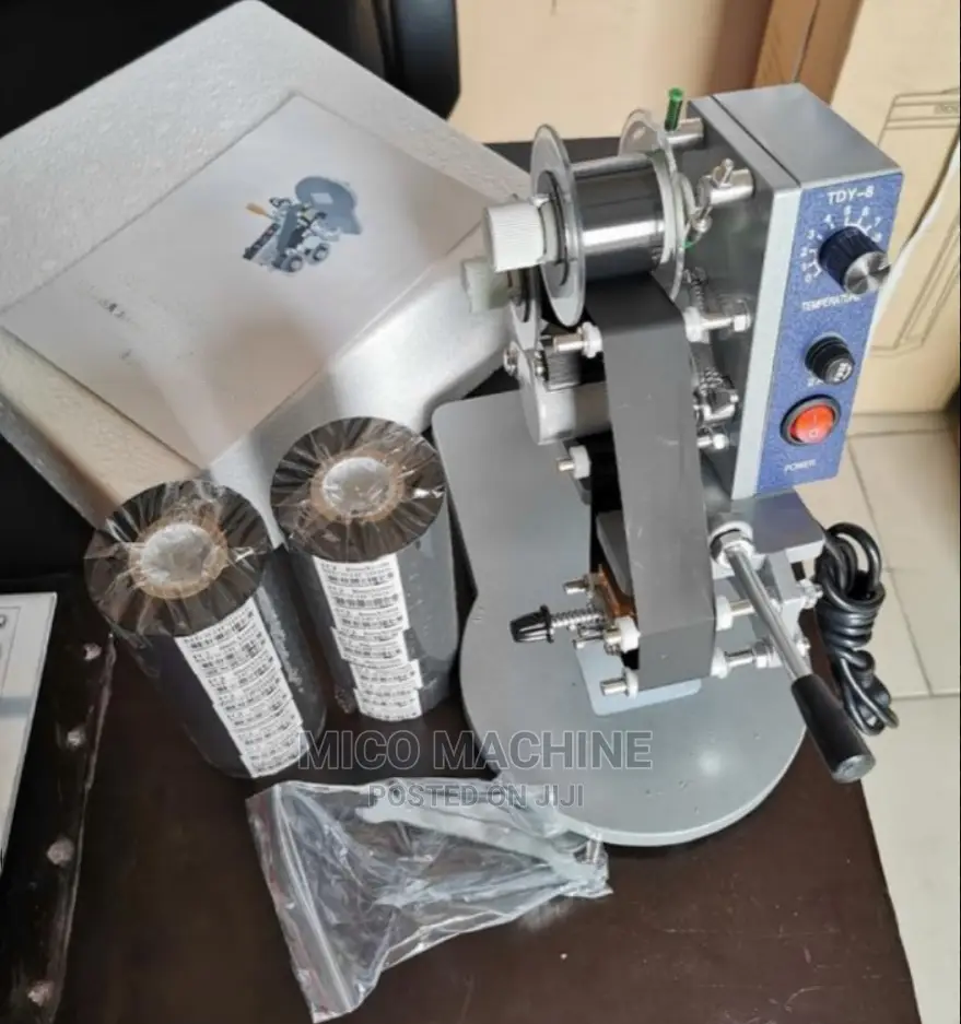 Expiry Date Coding Machine Batch Code Ribbon Printer