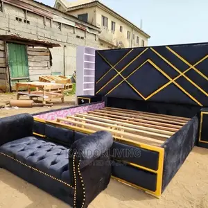 6 by 6 Padded Bedframe