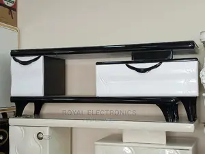 Modern Living Room TV Stand With Double Drawers
