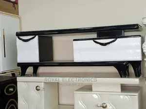 Classic Modern Living Room TV Stand With Double Drawers