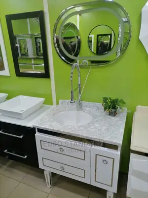Marble Top Stainless Body Cabinet
