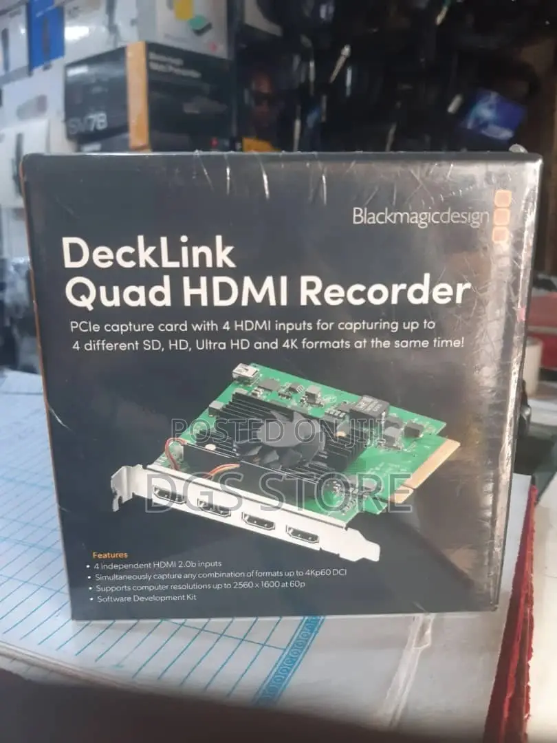 Blackmagic Decklink Quad Hdmi Recorder