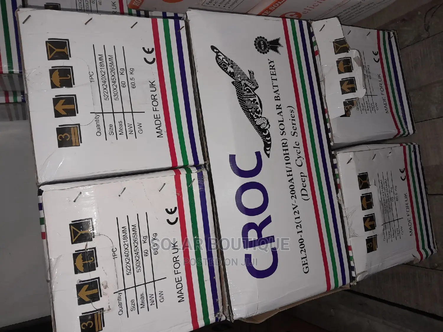 200ah Croc Solar Battery