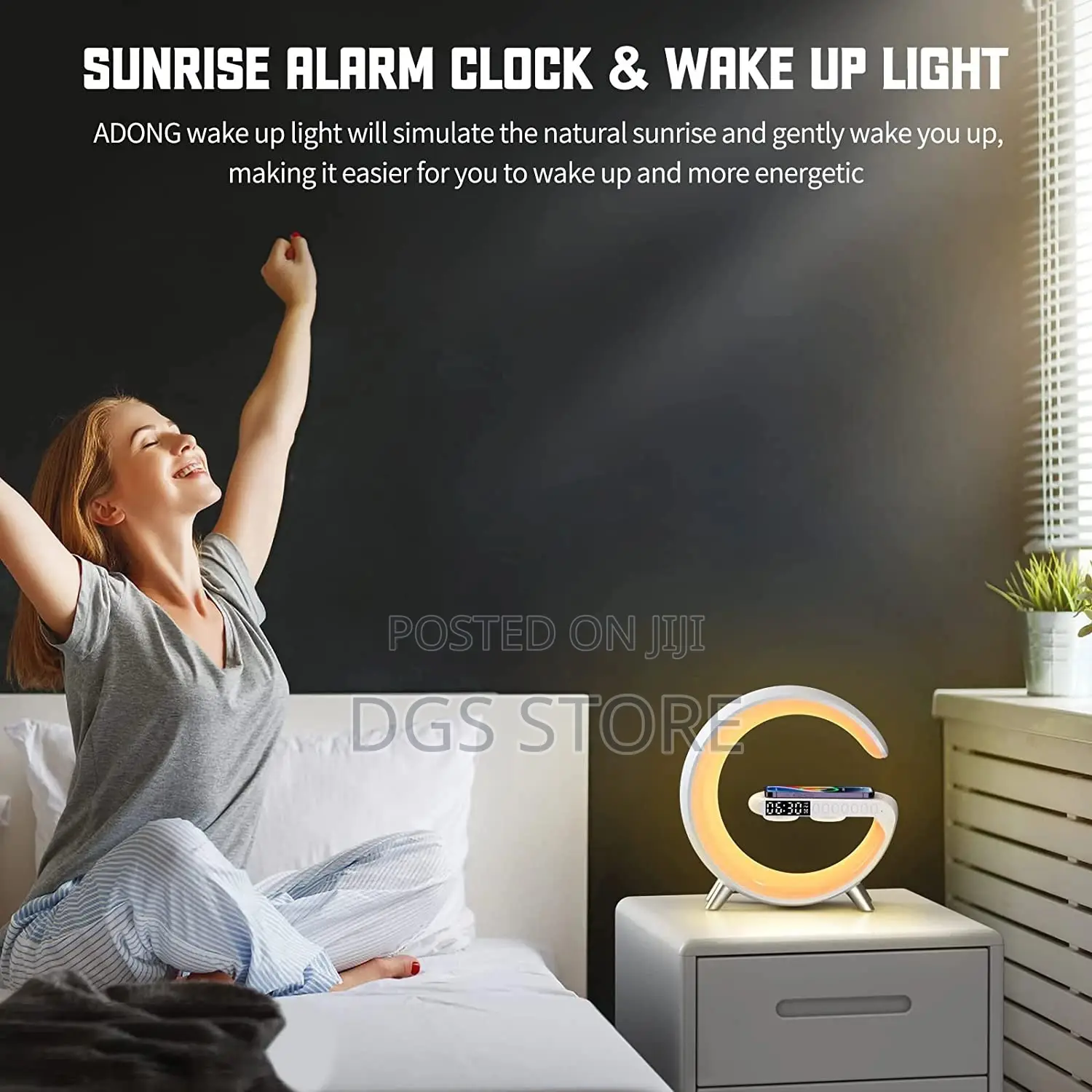 Sound Machine Smart Light Sunrise Alarm Clock Wake Up Light