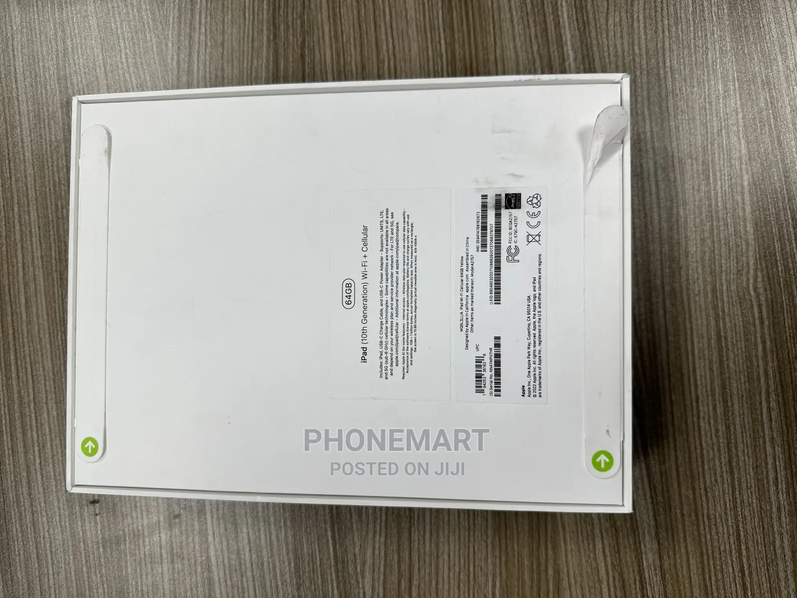 New Apple iPad (2022) 64 GB Yellow