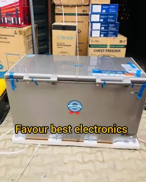Original Haier Thermocool 519l Double Chest Freezer Silver
