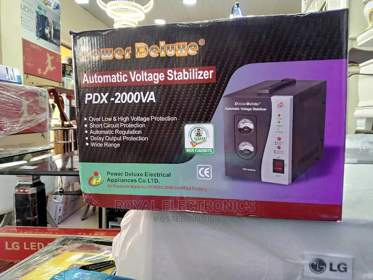 Power Deluxe Stabilizer 2000w