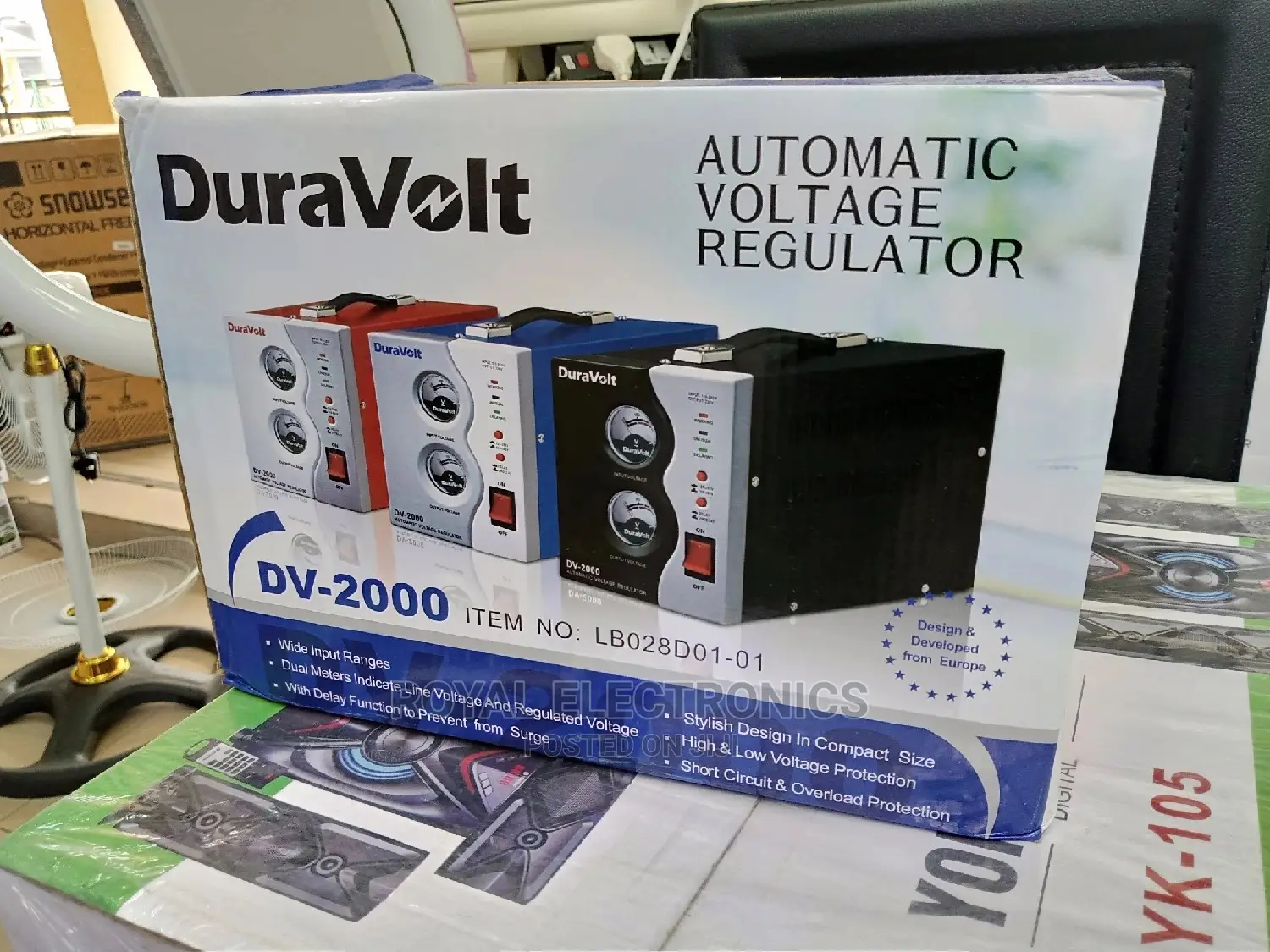 Powerful Duravolt Dv 2000va Automatic Voltage Stabilizer