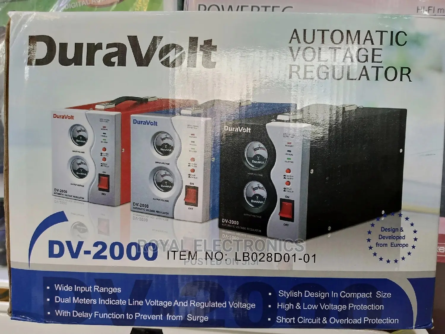 Standard Duravolt Dv 2000va Automatic Voltage Stabilizer