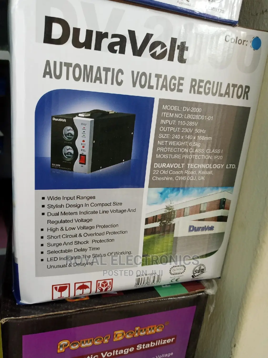 Great Quality Duravolt Dv2000va Automatic Voltage Stabilizer