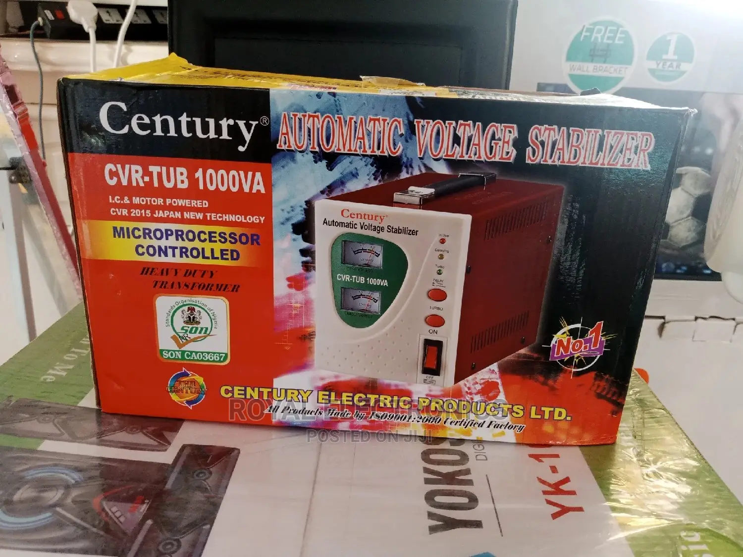 Extra Protect Century 1000VA Automatic Voltage Stabilizer