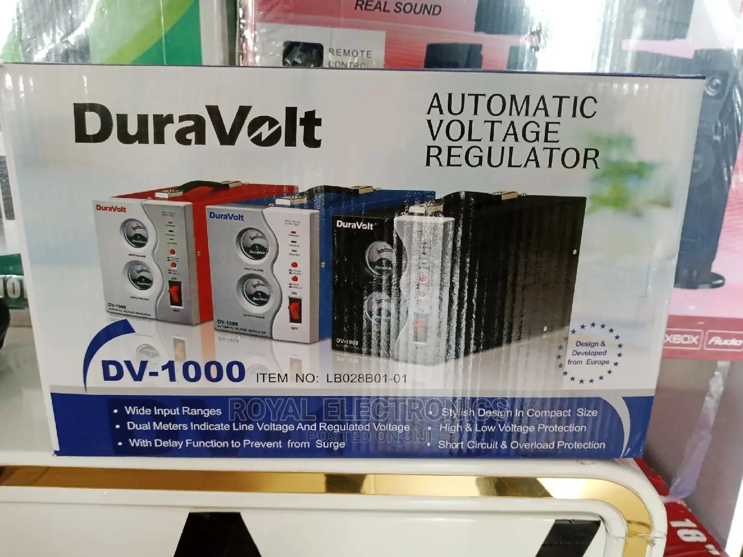 Powerful Duravolt(Dv1000va)Automatic Voltage Stabilizer