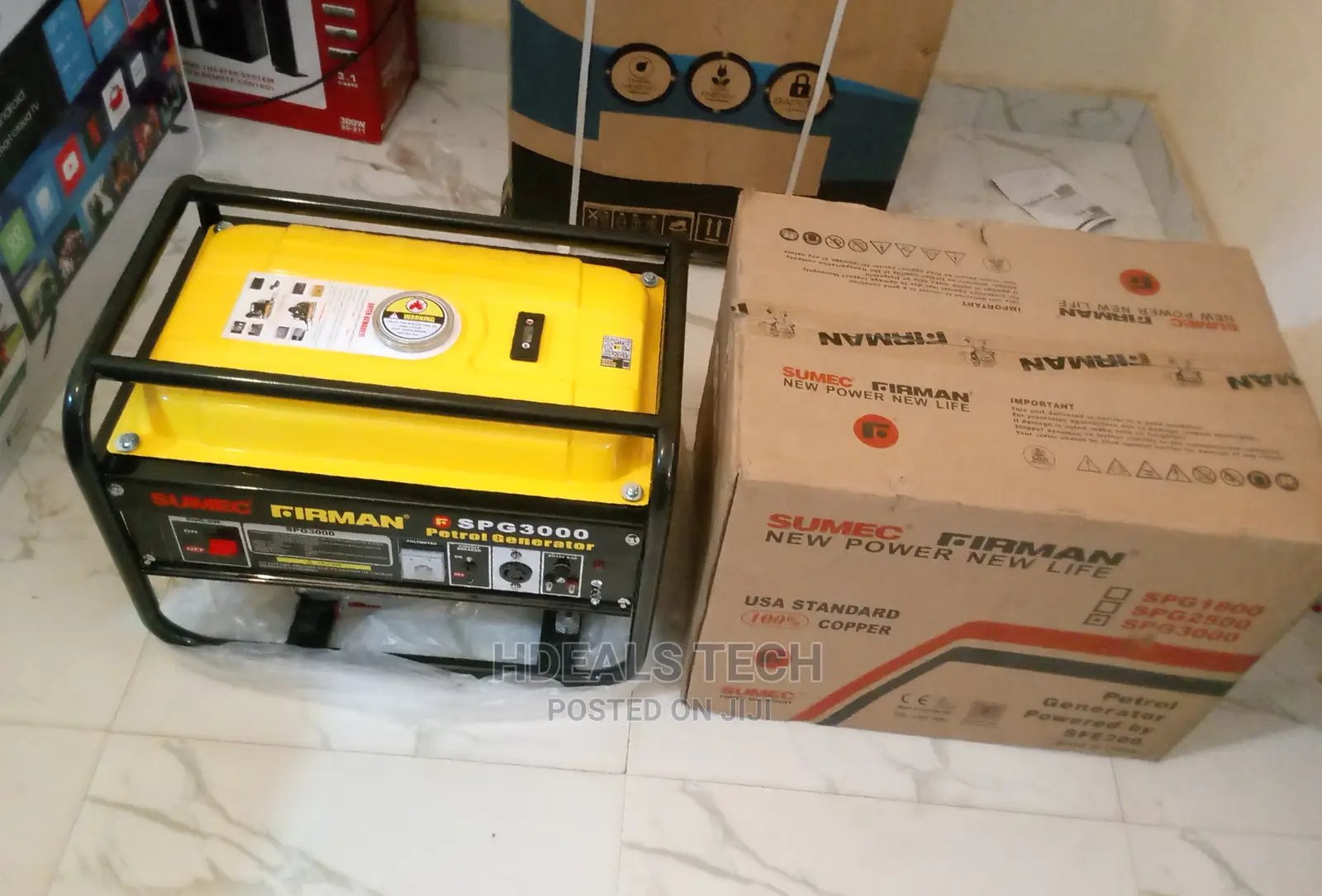 Sumec Firman 4.5KVA Generator, SPG3000.