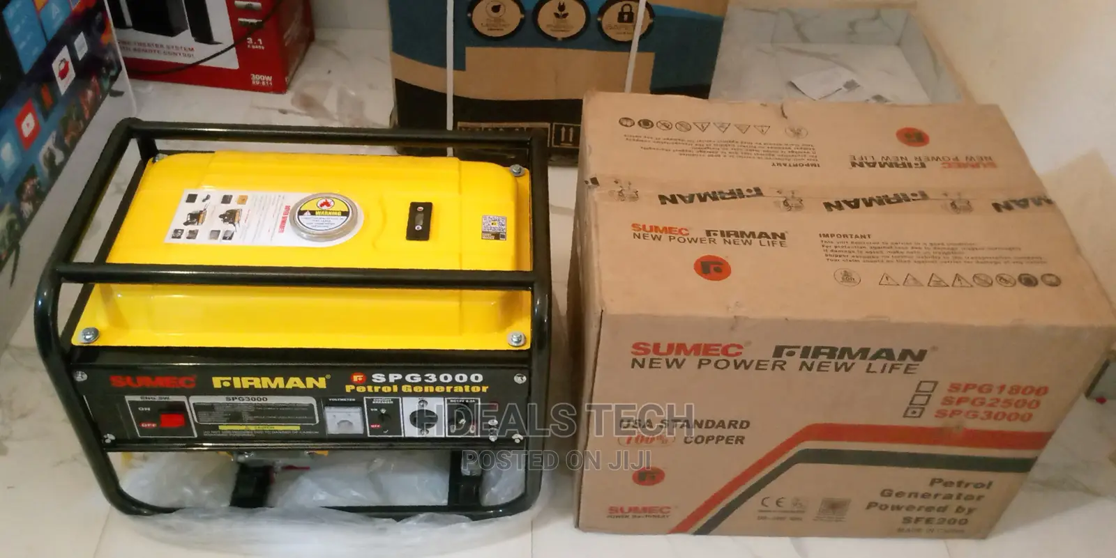 Quality Sumec Firman 4.5KVA Generator, SPG3000.