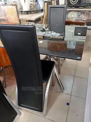 World Class Imported Dining Set With 4 Leather Chairs